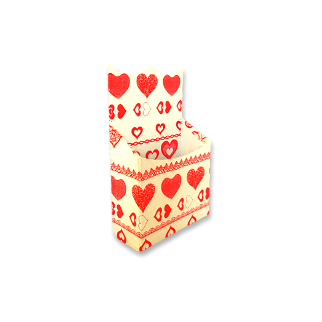 Kazou motif coeurs rouges